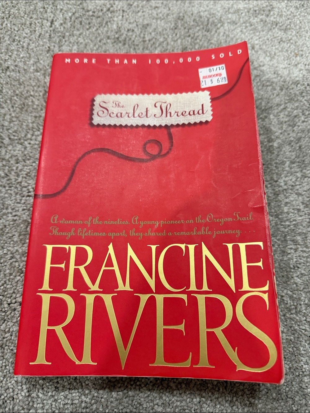 Francine Rivers The Scarlet Thread Paperback - Red Cover